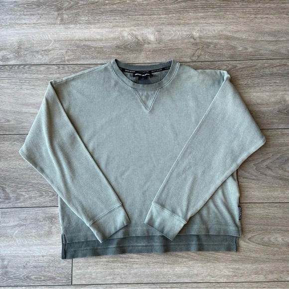 DKNY Ombre Crew Neck Relaxed Sweatshirt - Picture 4 of 14